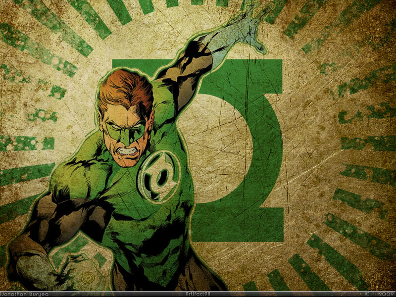 Green Lantern Character — Dramatic, Comic, Comic Book Art, Green Symbol