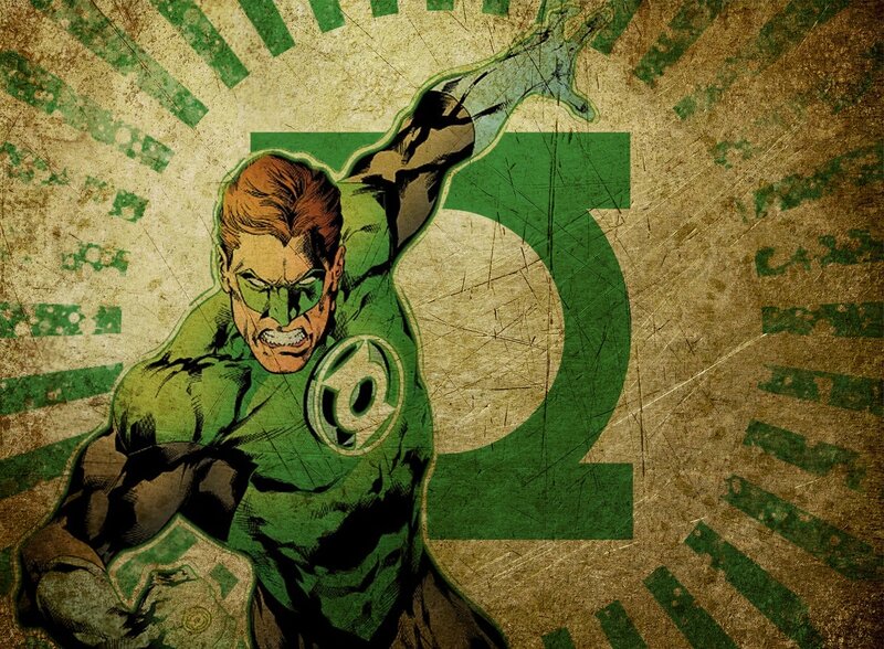 Green Lantern Character — Dramatic, Comic, Comic Book Art, Superhero