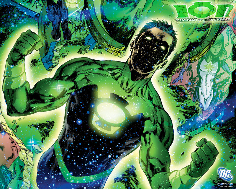Green Lantern Character — Dramatic, Comic, Comic Book Art
