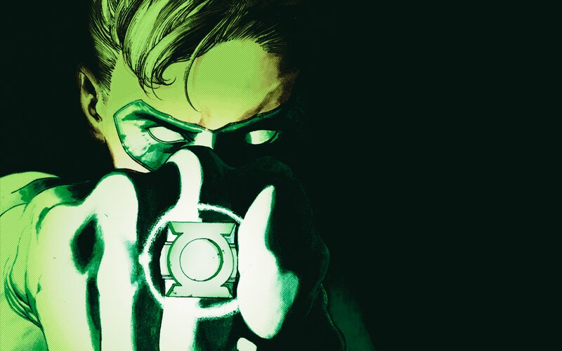 Green Lantern Character — Dramatic, Comic, Mask