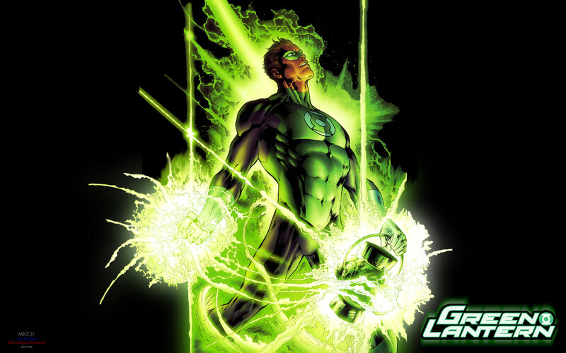 Green Lantern Character — Dramatic, Comic, Power Ring