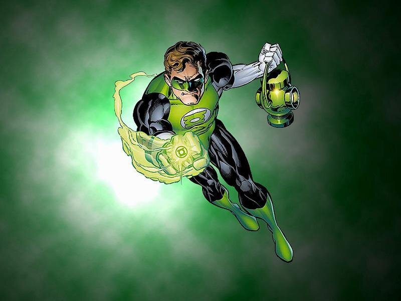 Green Lantern Character — Dramatic, Comic