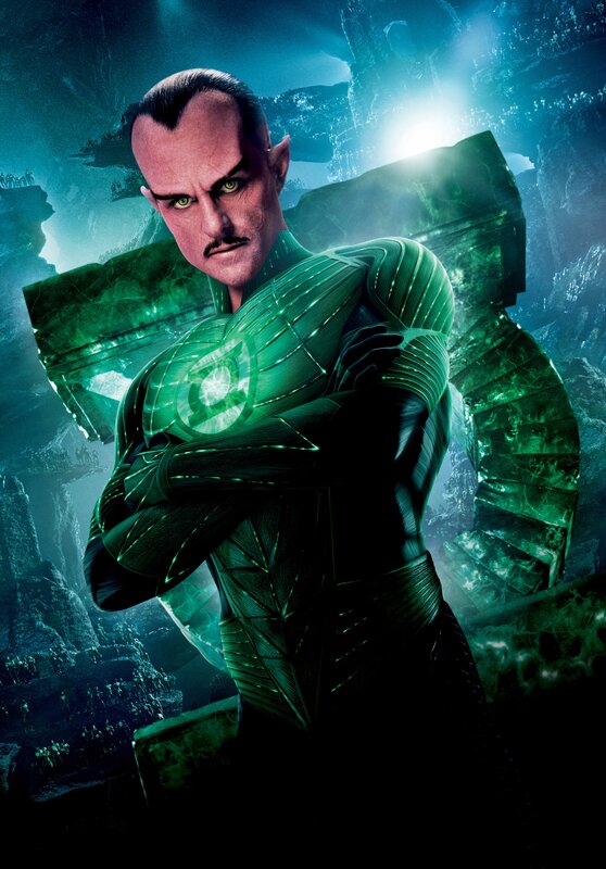 Green Lantern Character — Dramatic, Digital Art, Costume, Cave