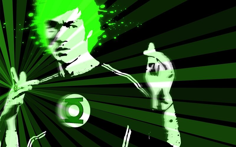 Green Lantern Character — Dramatic, Digital Art, Ring