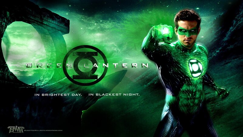 Green Lantern Character — Dramatic, Night, Digital Art, Costume