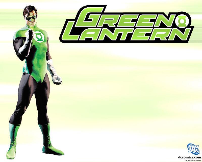 Green Lantern Character — Heroic, Comic, Logo