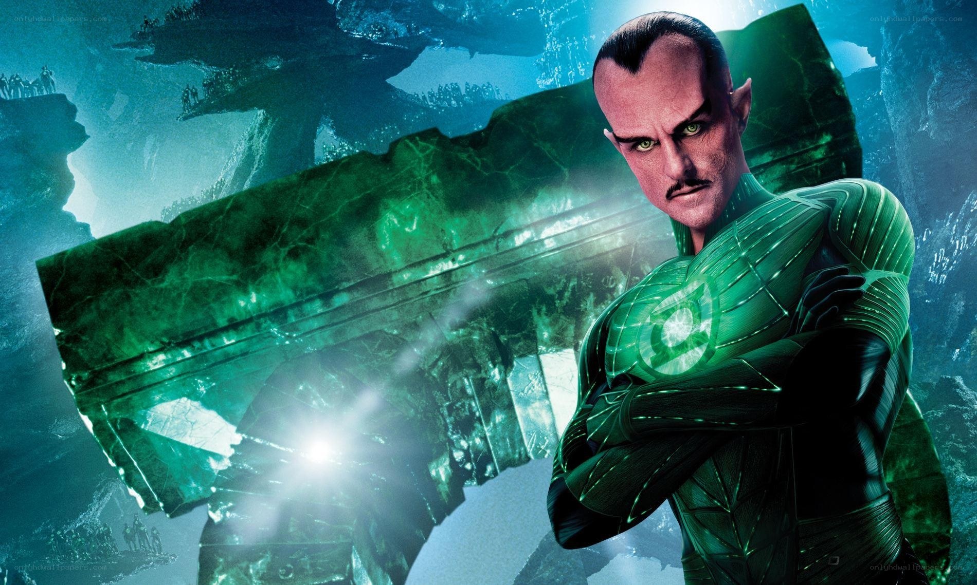 Green Lantern character in costume