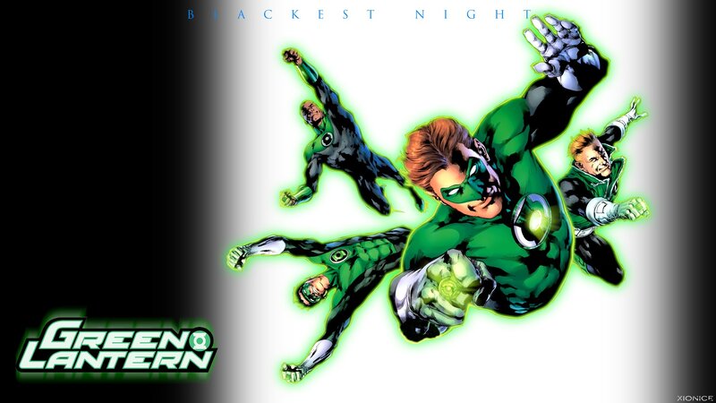 Green Lantern Characters — Dramatic, Comic, Comic Book Art