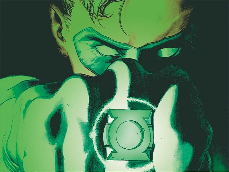 Green Lantern close-up