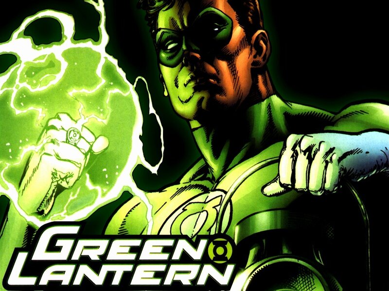 Green Lantern comic art
