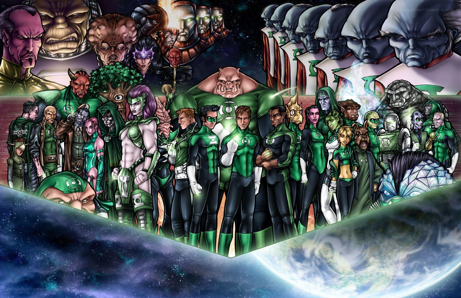 Green Lantern Corps and Enemies