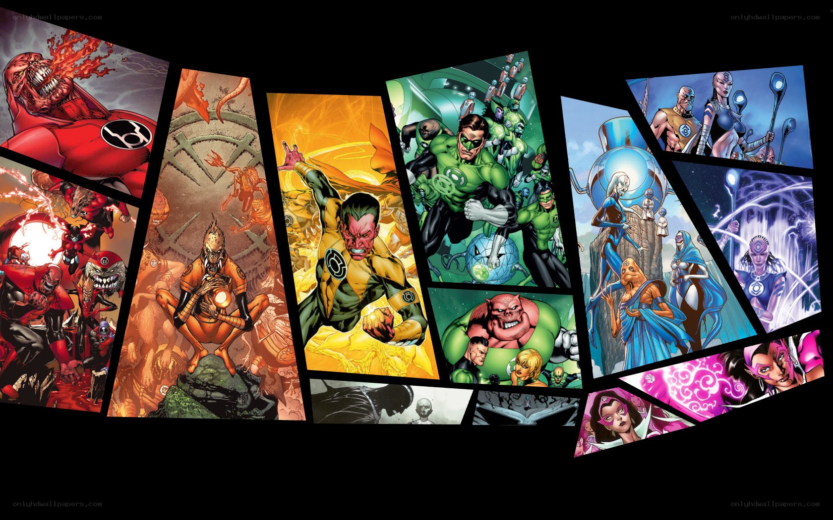 Green Lantern Corps and Enemies