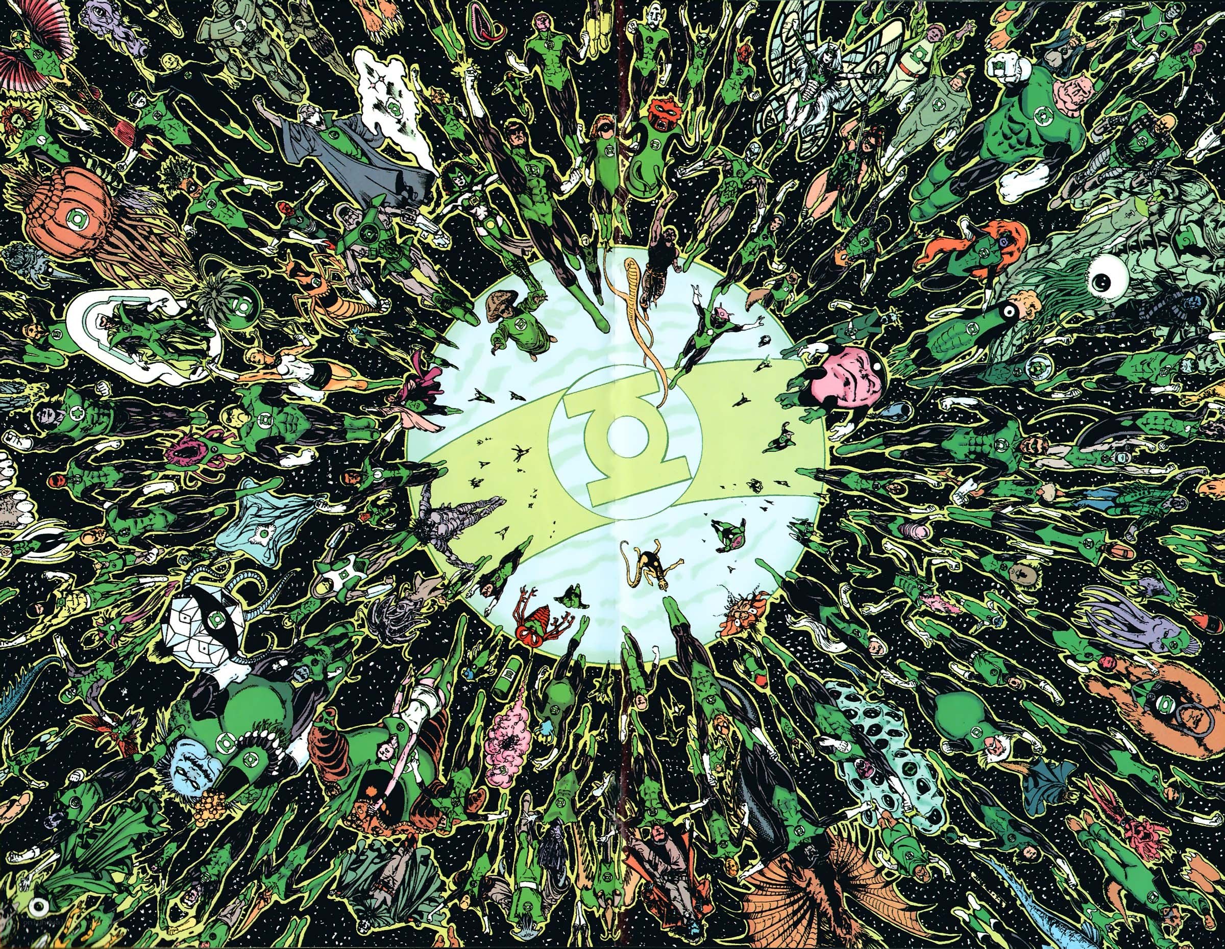 Green Lantern Corps assembly