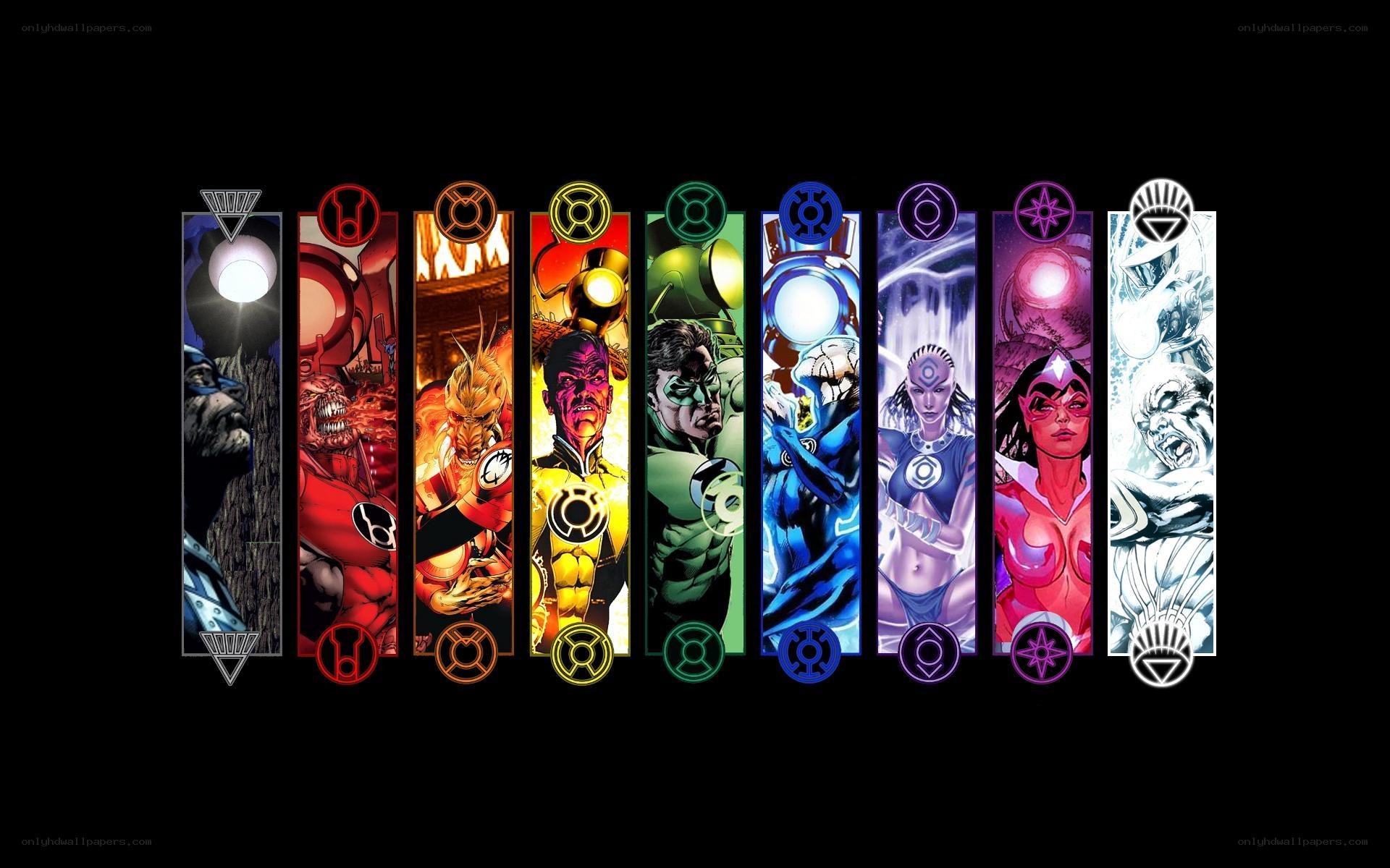 Green Lantern Corps Color Power Rings