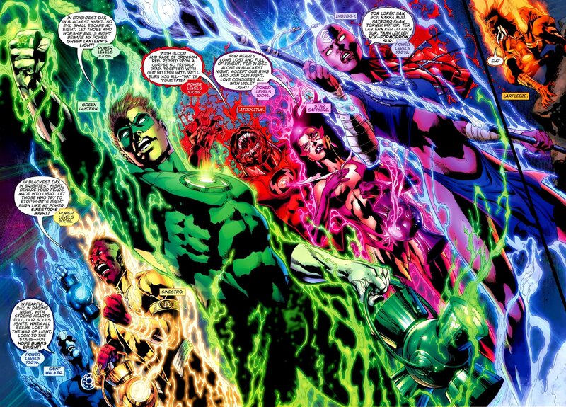 Green Lantern Corps — Dramatic, Comic, Comic Book Art, Superheroes, Energy Beams