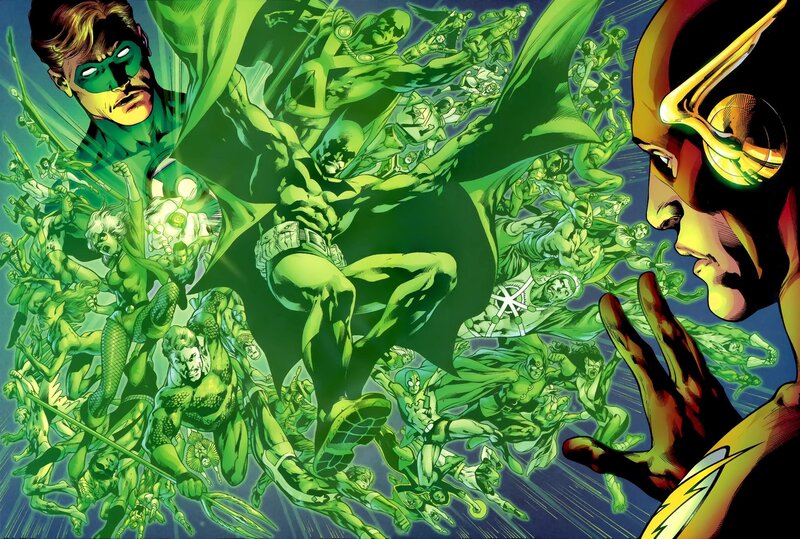 Green Lantern Corps — Dramatic, Comic, the Flash, Superheroes