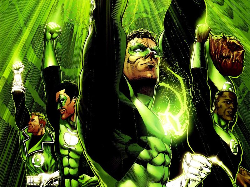 Green Lantern Corps — Dramatic, Comic