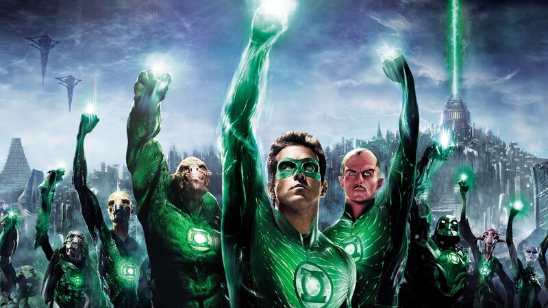 Green Lantern Corps — Dramatic, Digital Art, Superheroes, Alien City