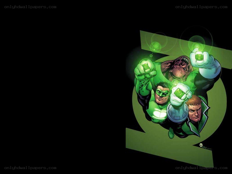 Green Lantern Corps in action