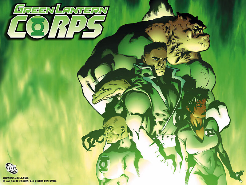 Green Lantern Corps Members — Dramatic, Comic