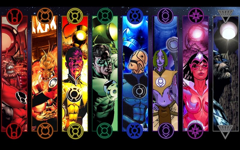 Green Lantern Corps Members — Dramatic, Night, Comic