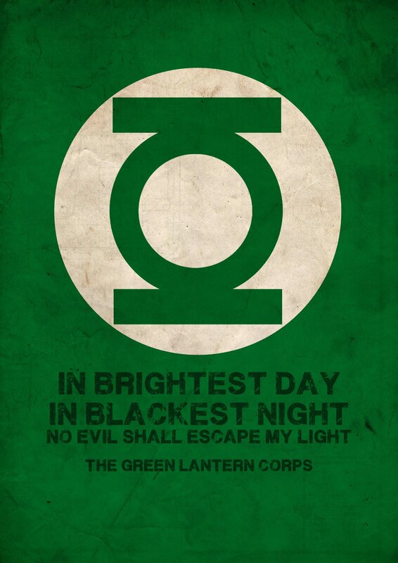 Green Lantern Corps poster