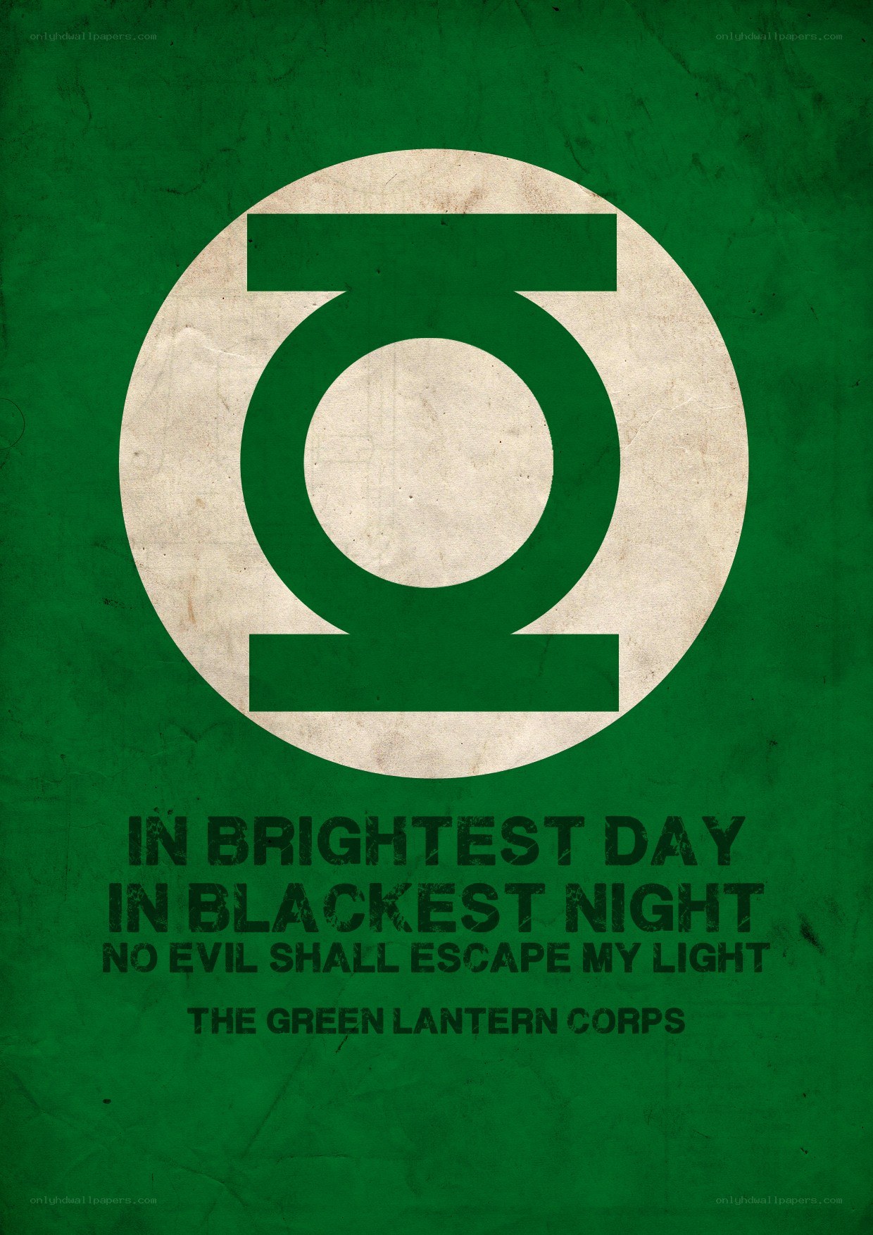 Green Lantern Corps poster