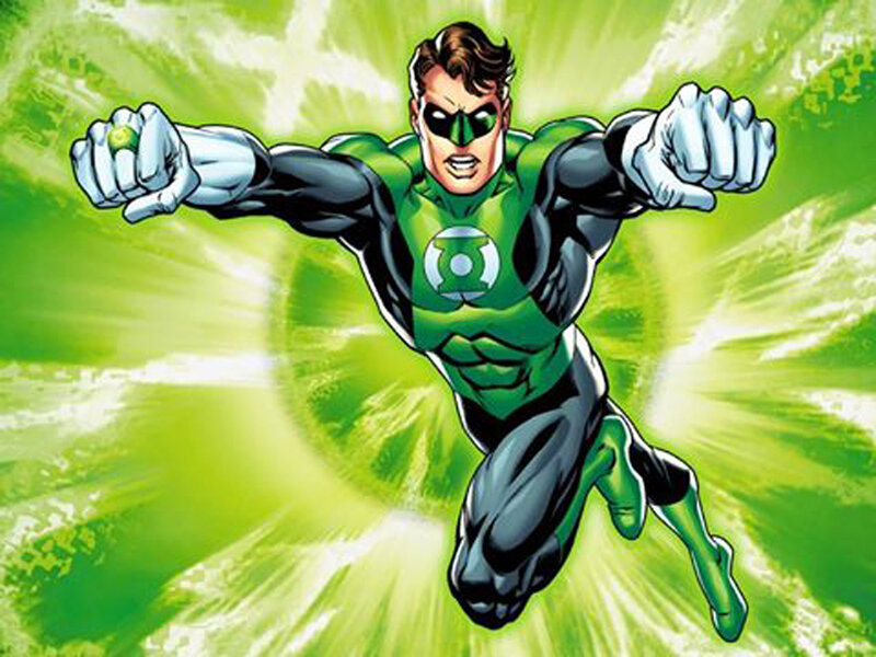 Green Lantern Flying — Dynamic