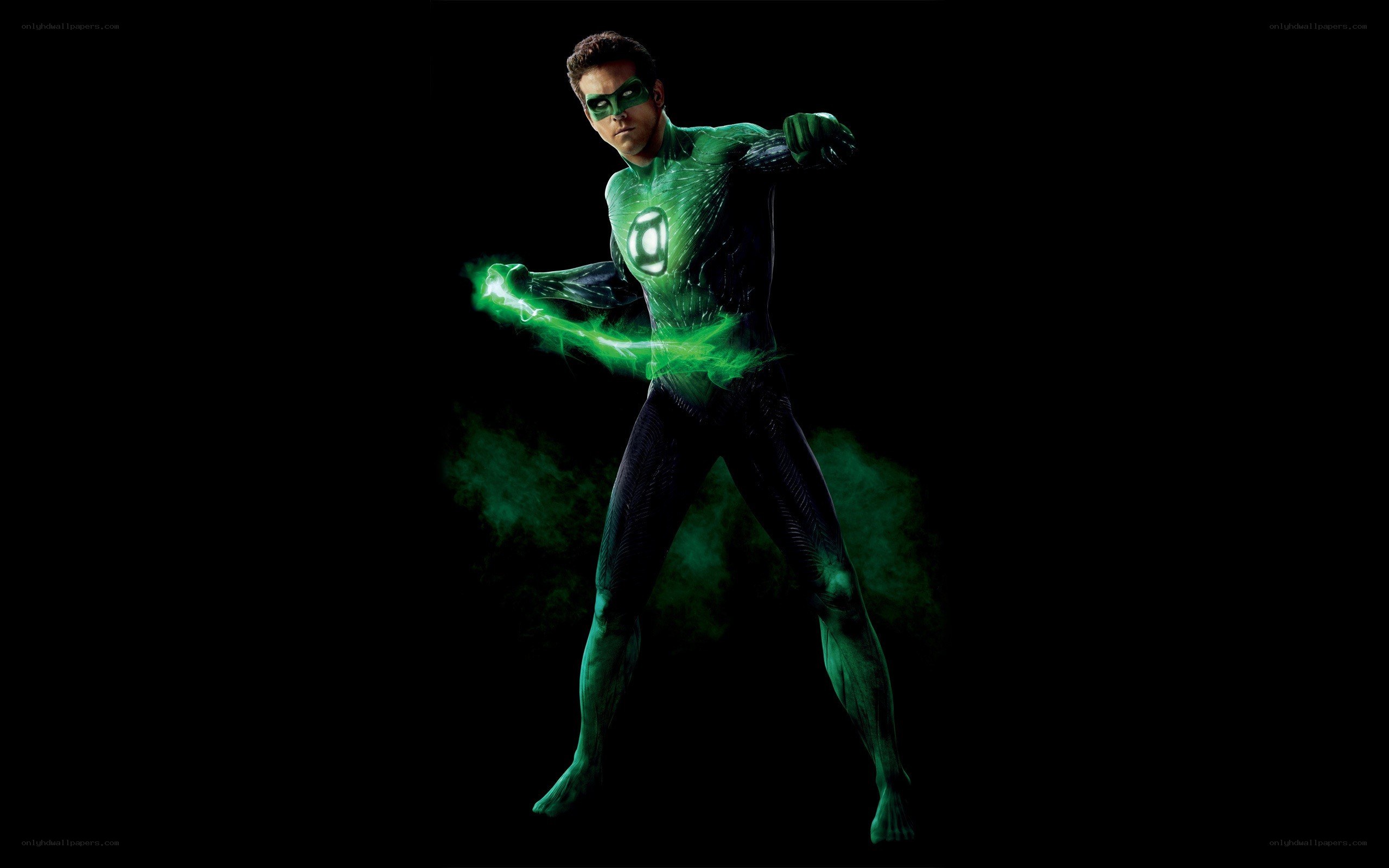 Green Lantern in action