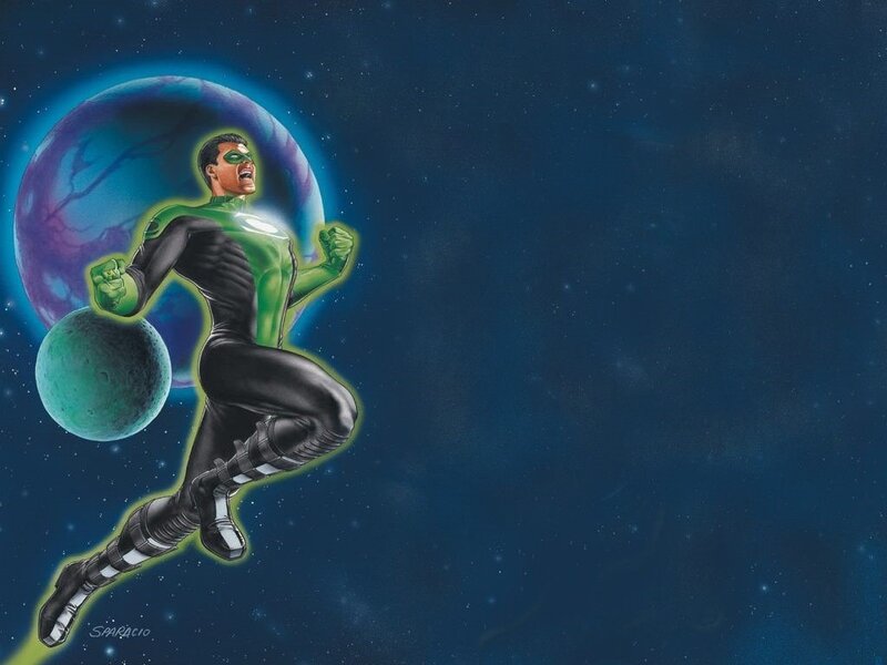 Green Lantern in space