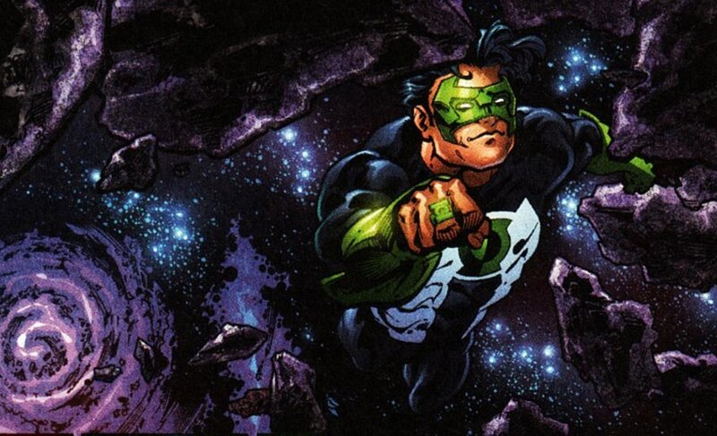 Green Lantern in Space — Black