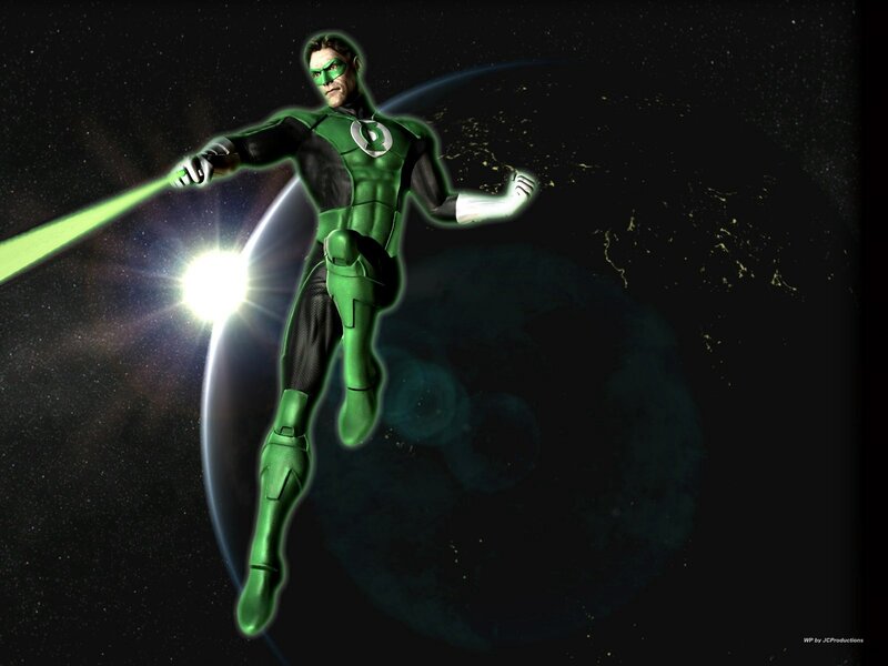Green Lantern in Space — Dramatic