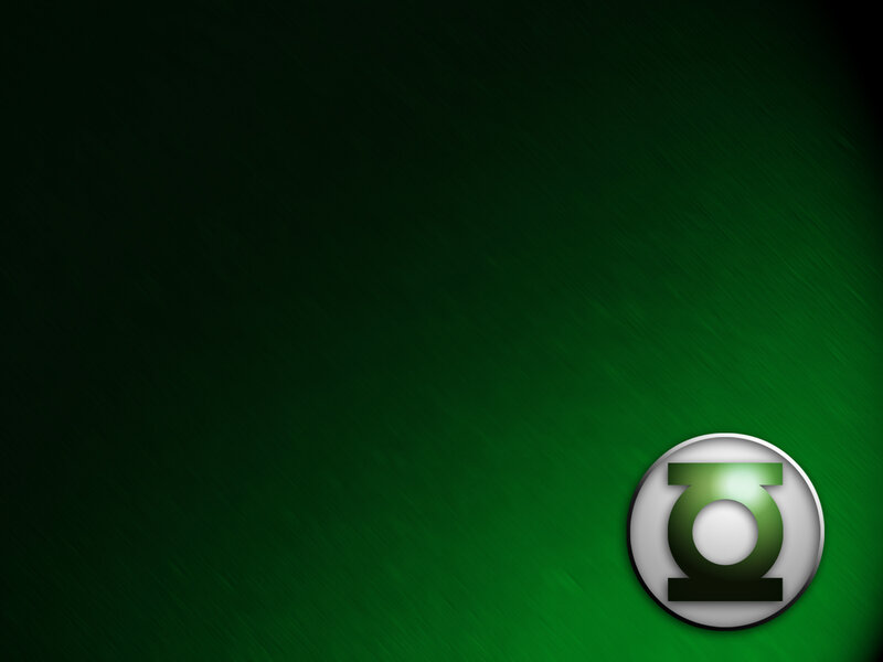 Green Lantern logo on green background
