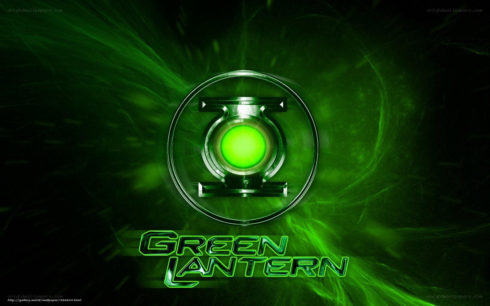 Green Lantern logo wallpaper