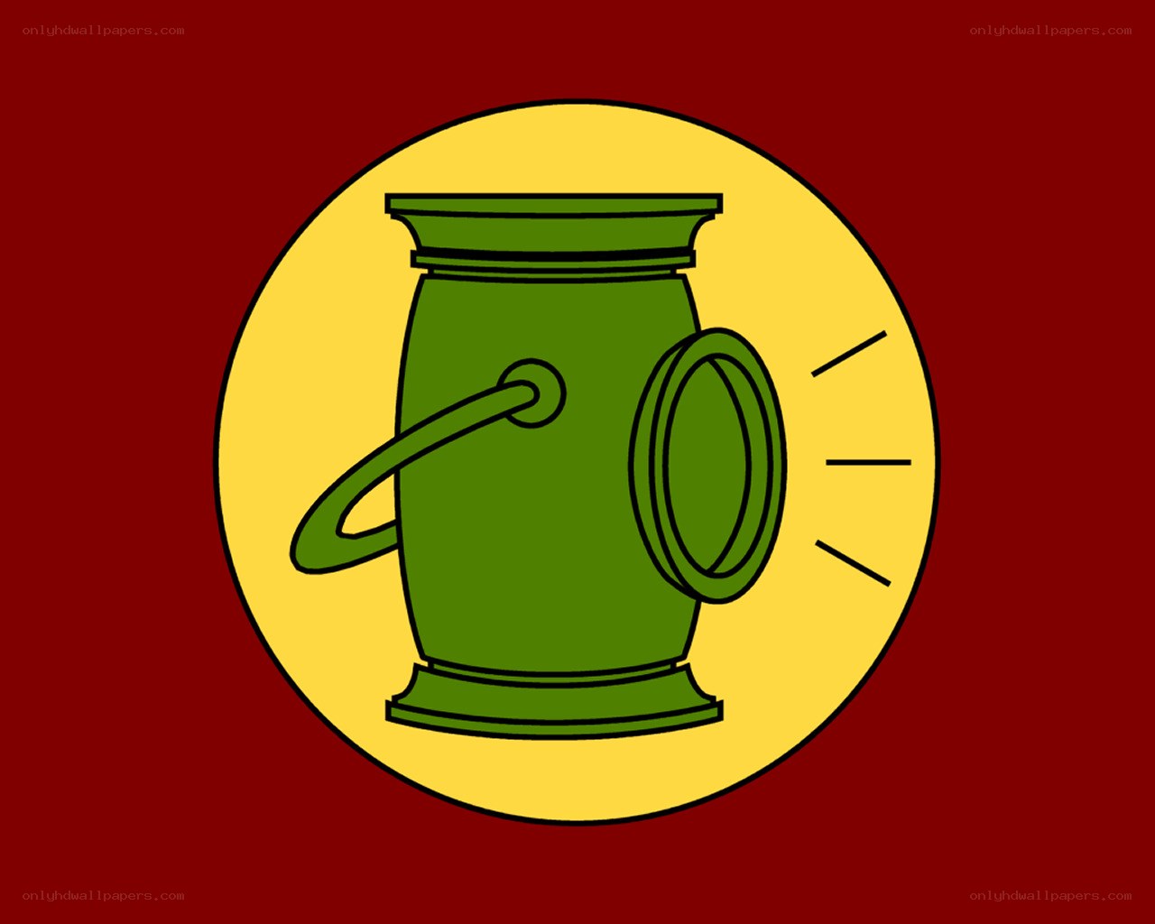 green lantern on yellow circle