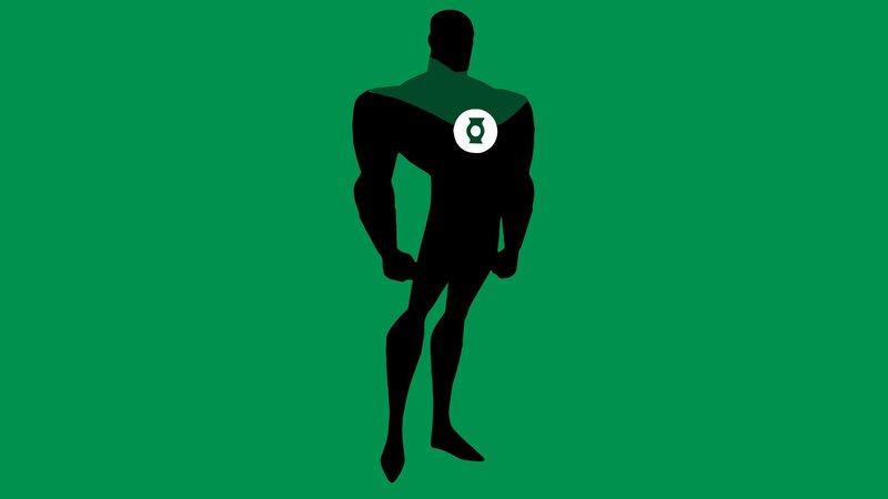Green Lantern silhouette