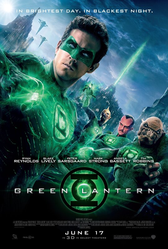 Green Lantern Superhero — Dramatic