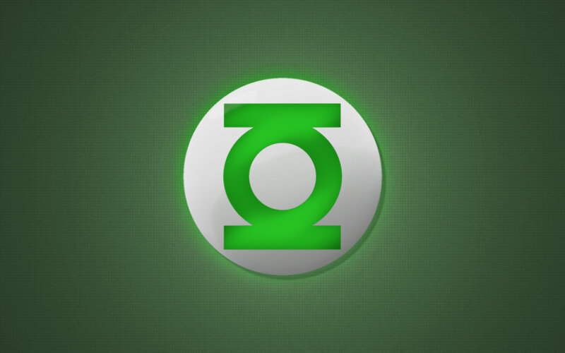 Green Lantern Symbol — Neutral, Digital Art, Circle