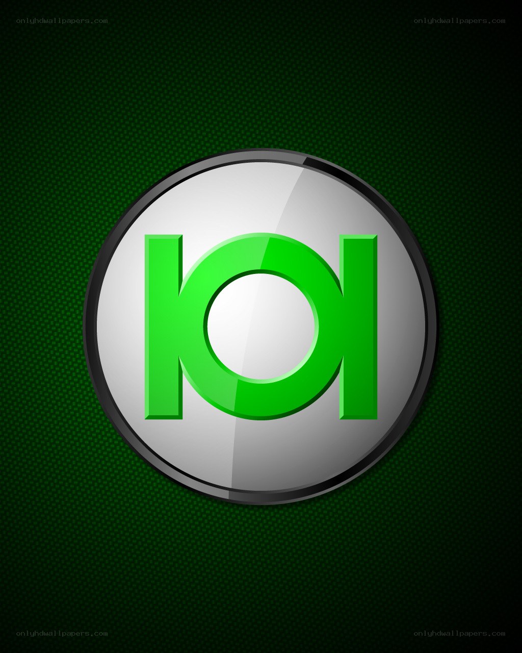 Green Lantern symbol on dark background
