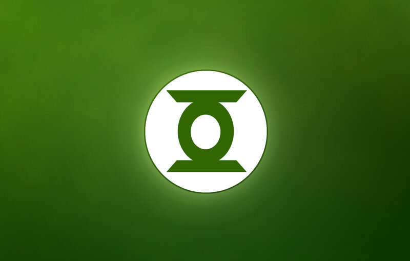 Green Lantern Symbol — Serene, Vector Art