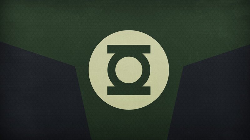Green Lantern Symbol — Serious, Vector Art