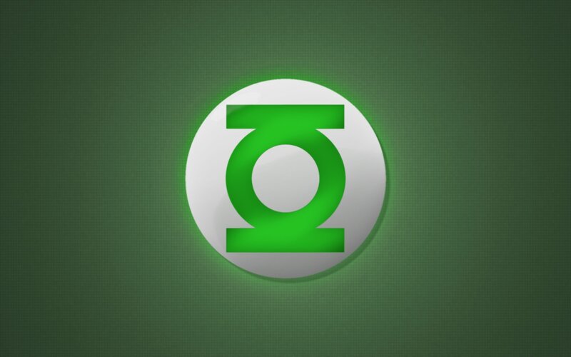 Green Lantern Symbol — Vector Art