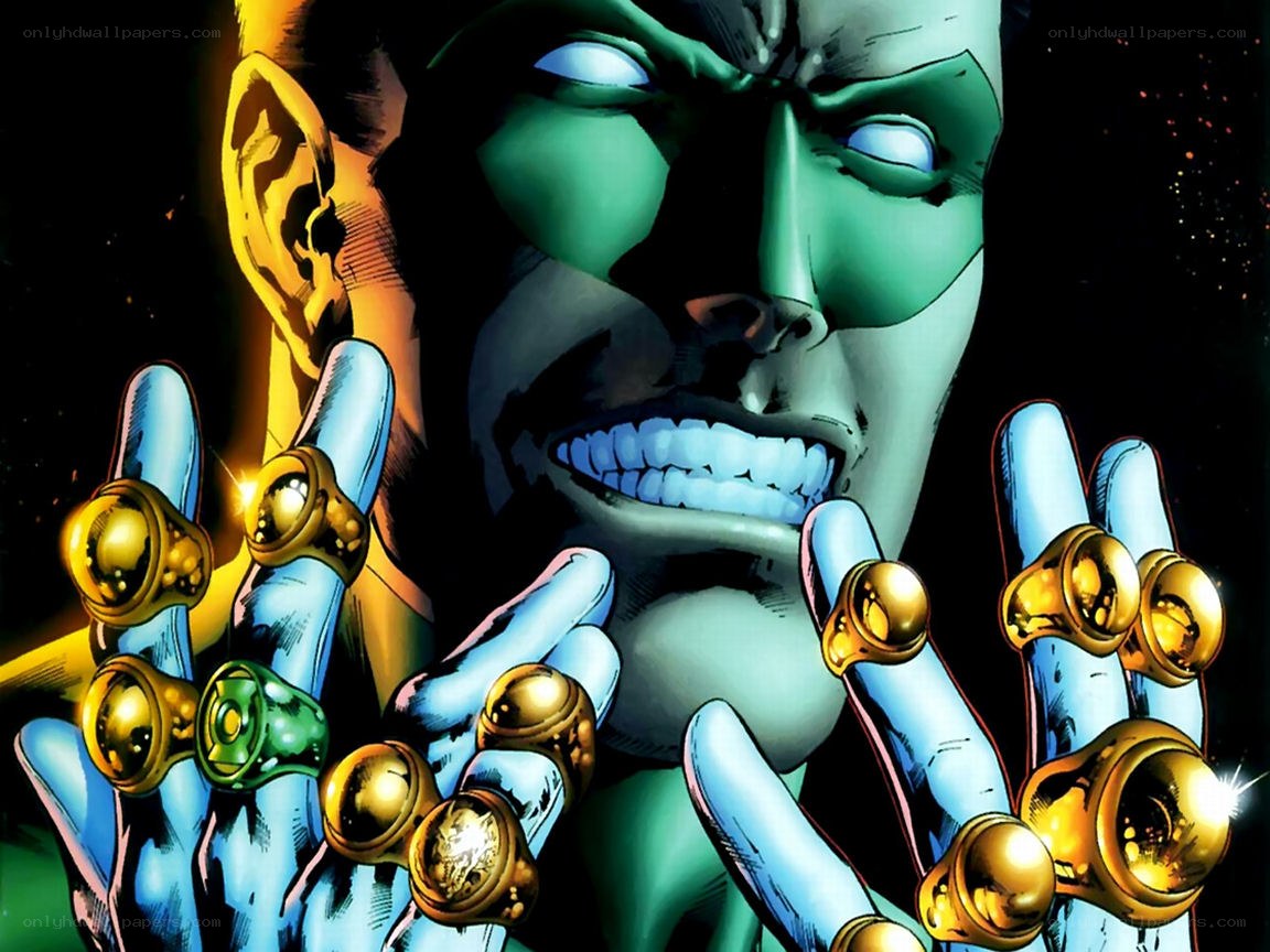 Green Lantern with power rings