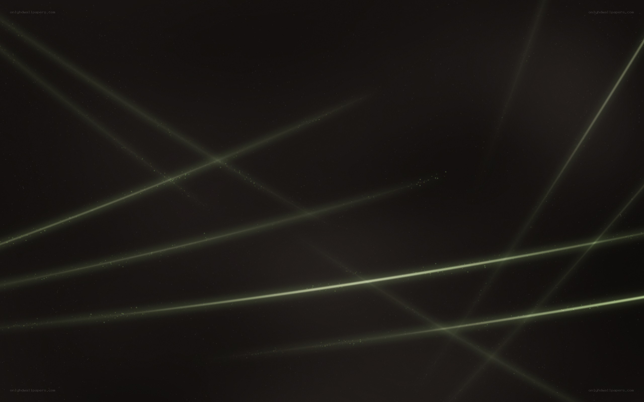 green laser beams in dark space