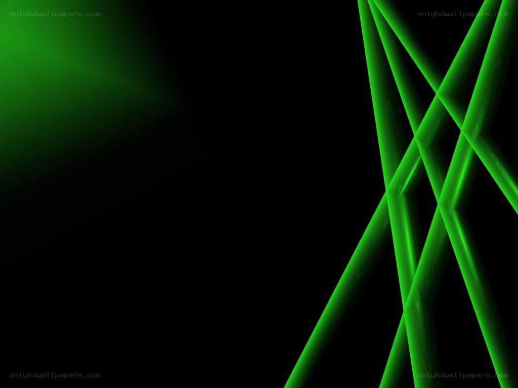 green laser beams on black