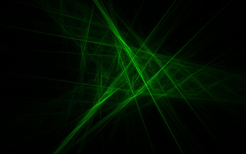 green laser light patterns