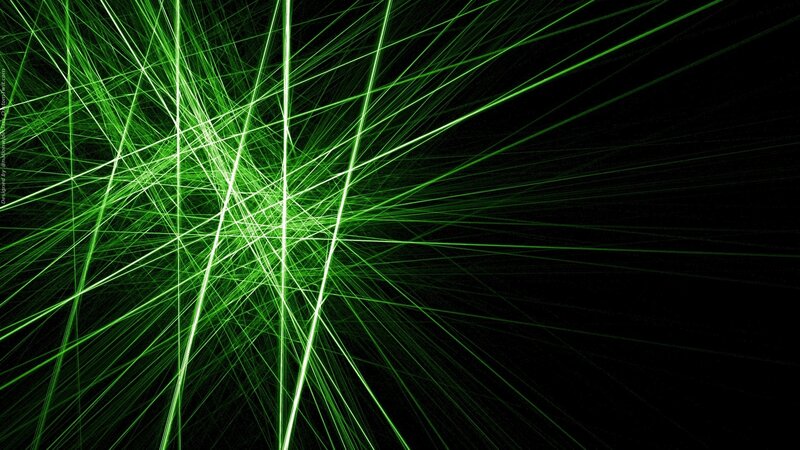 Green Laser Lines — Dynamic, Abstract