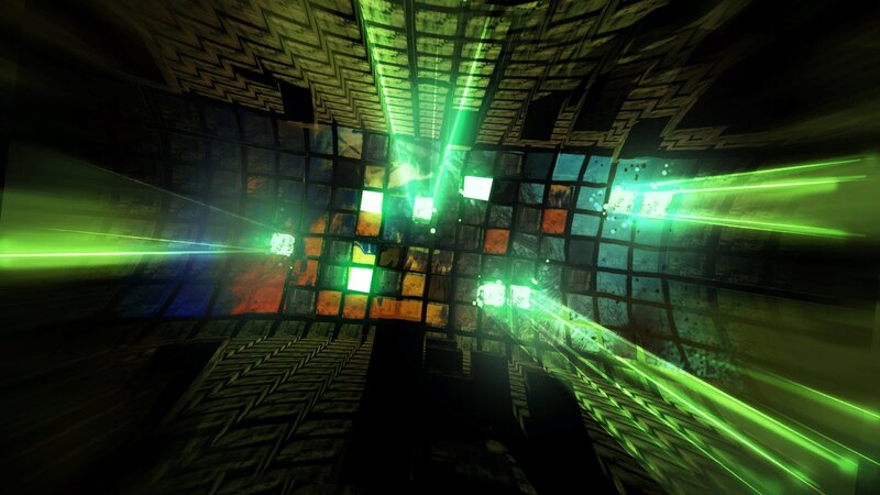 green laser tunnel