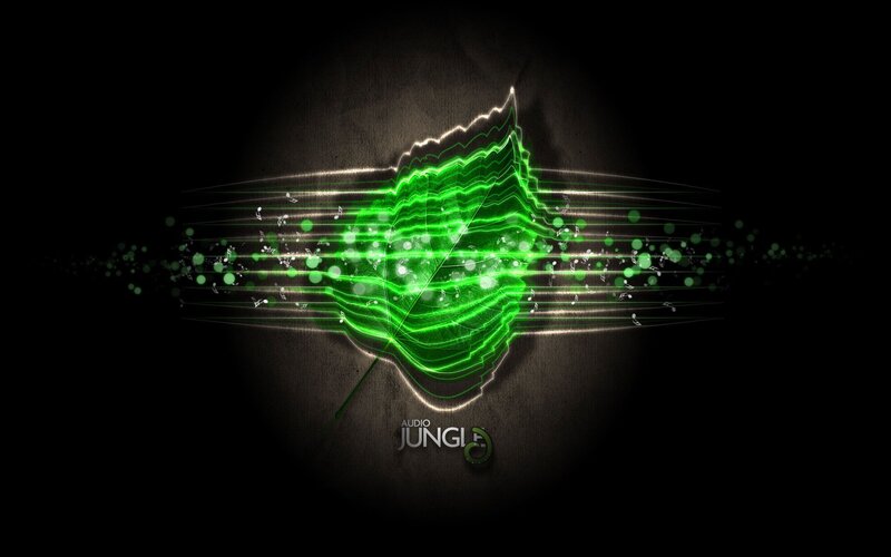green leaf audio wave