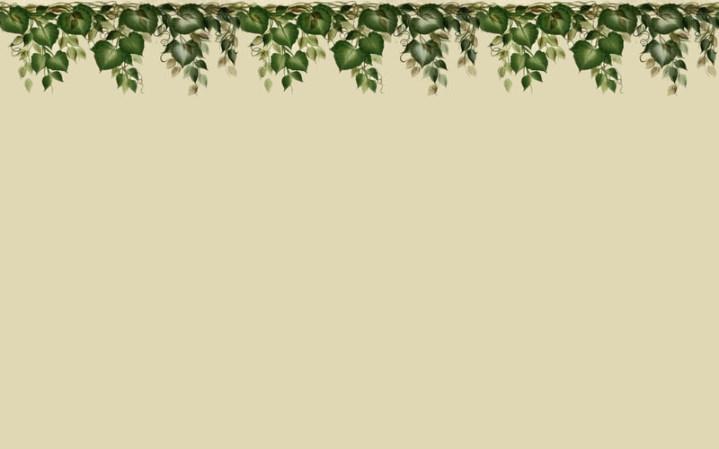 Green Leaf Border